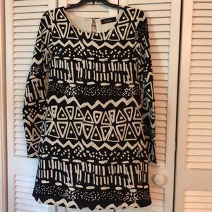 Anne grace long sleeves short dress